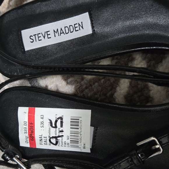 Steve Madden Black Women's Shoes.  Never Worn - Picture 2 of 5